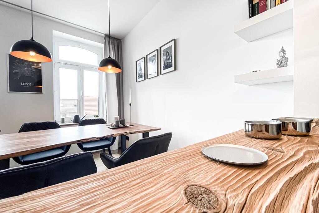 Luxus-Apartment In Leipzig Mit Privat-Parkplatz Exterior photo