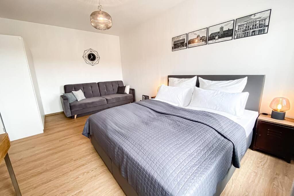 Luxus-Apartment In Leipzig Mit Privat-Parkplatz Exterior photo